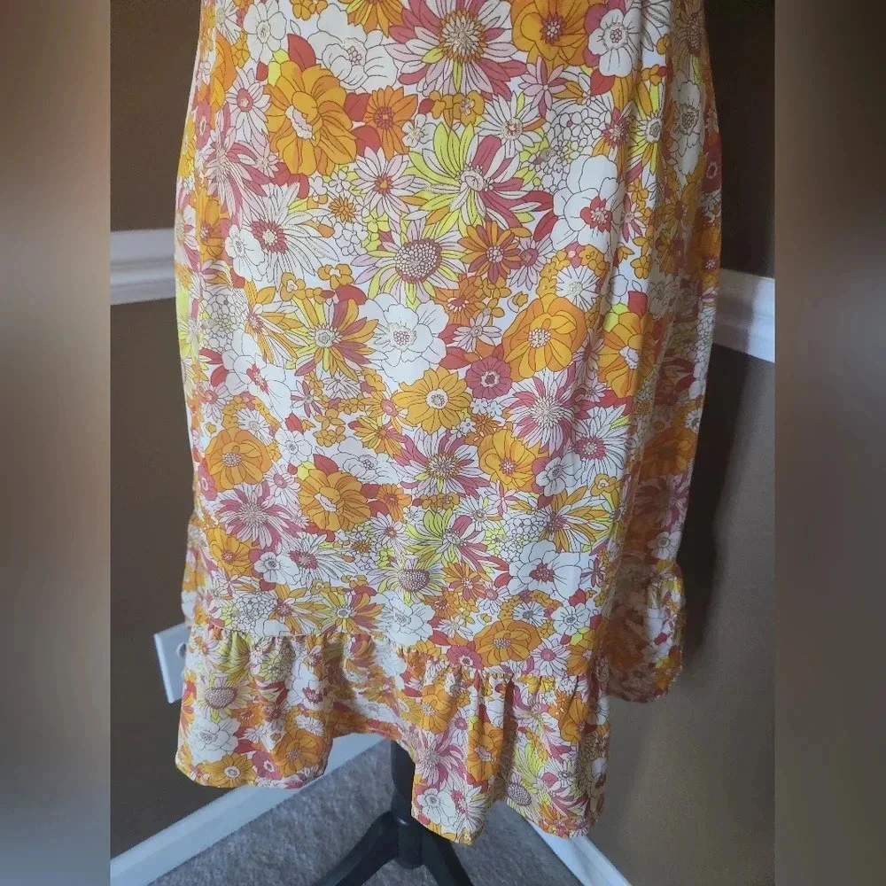 EUC Molly Bracken Retro Frill Strap Dress Medium